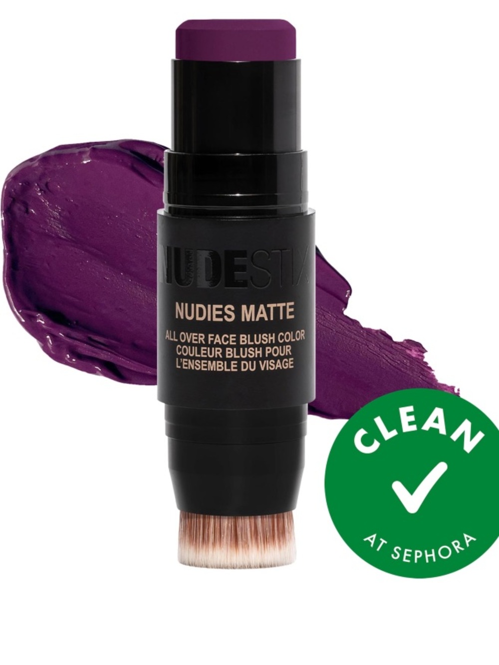 NUDESTIX Nudies Multi-Task Cream Blush Stick — Moodie Blue Pink-Purple